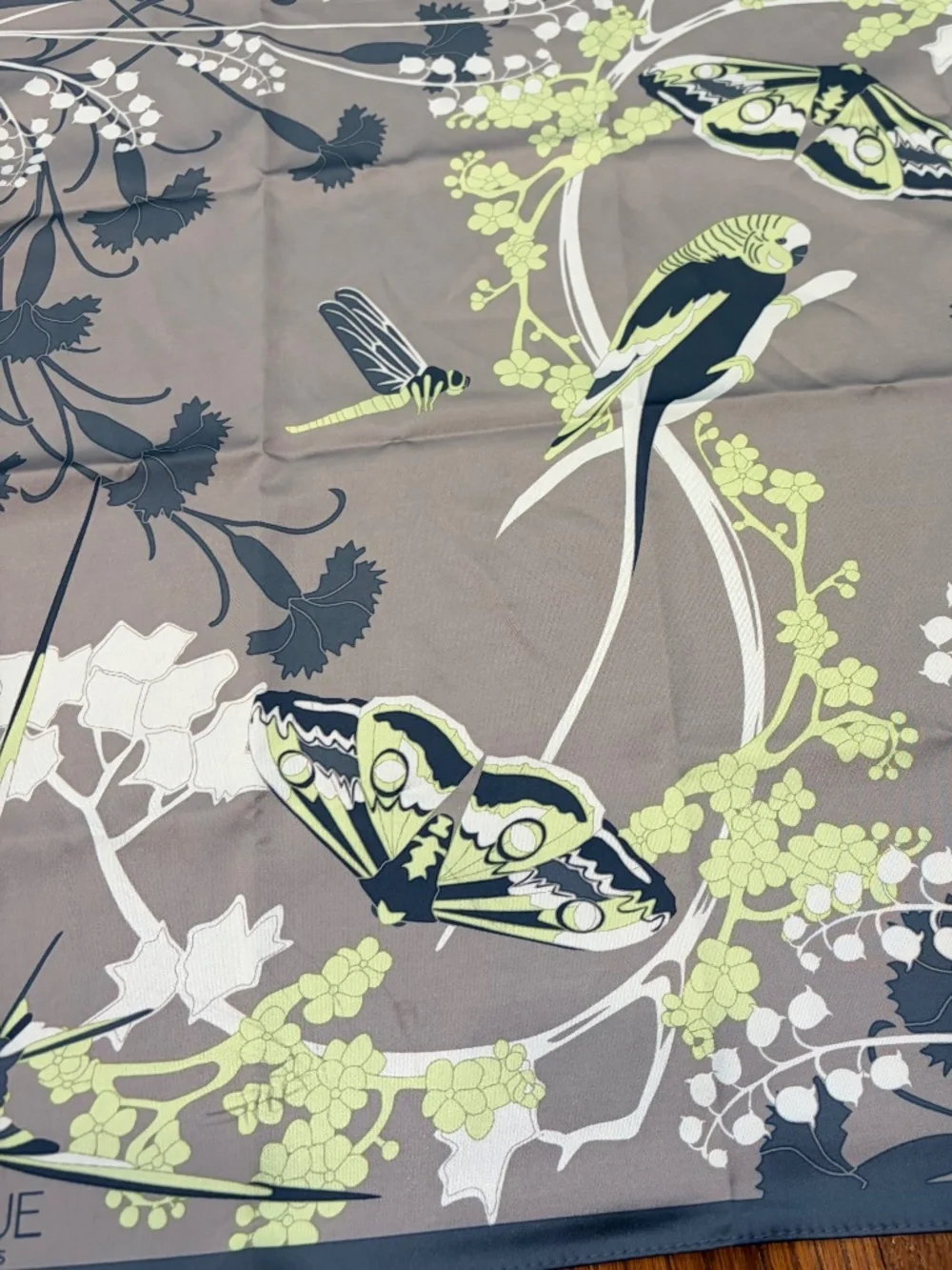 Lalique Parfums Paris Silk Square Scarf 20